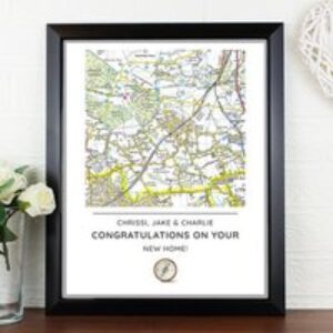 Personalised Map with Real Co-ordinates