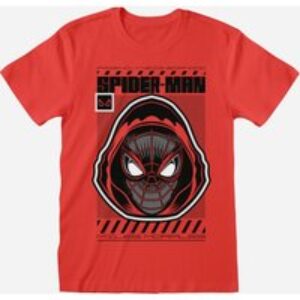 Marvel Spider-man Video Game Hooded Miles Morales T-Shirt