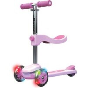 RAZOR Rollie Kids' 2-in-1 Convertible Kick Scooter - Pink