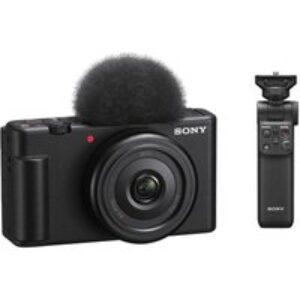Sony ZV-1F High Performance Compact Vlogging Camera & GP-VPT2BT Shooting Grip Bundle