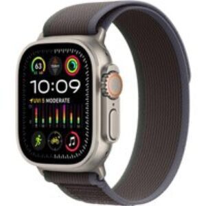 APPLE Watch Ultra 2 Cellular - 49 mm Titanium Case with Black & Blue Trail Loop