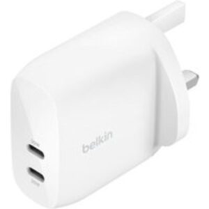 BELKIN WCB010myWH Universal Dual USB Type-C Mains Charger