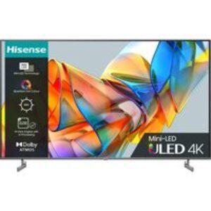 55" HISENSE 55U6KQTUK  Smart 4K Ultra HD HDR Mini-LED TV with Amazon Alexa