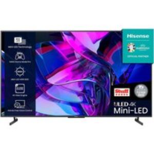 85" HISENSE U7KQTUK  Smart 4K Ultra HD HDR Mini-LED TV with Amazon Alexa