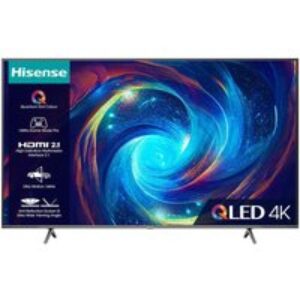 65" HISENSE 65E7KQTUK PRO  Smart 4K Ultra HD HDR QLED TV with Amazon Alexa