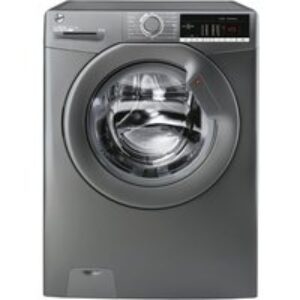HOOVER H-Wash 300 H3W 49TAGG4/1-80 NFC 9 kg 1400 Spin Washing Machine - Graphite