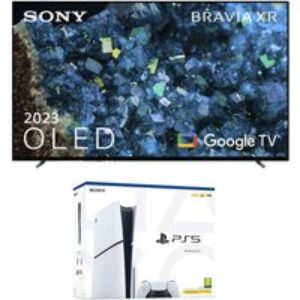 77" Sony BRAVIA XR-77A80LU  Smart 4K Ultra HD HDR OLED TV with Google TV & Assistant & PlayStation 5 Model Group (Slim) Bundle