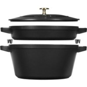 STAUB 40508-383-0 2-piece Cookware Set - Black