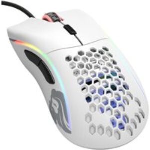 GLORIOUS Model D RGB Optical Gaming Mouse - Matte White