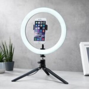 10” Ring Light with Tripod and Phone Holder