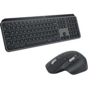 Logitech MX Master 3S Wireless Darkfield Mouse & MX Keys S Wireless Keyboard Bundle