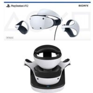 Playstation VR2 Gaming Headset & VS5014 PS VR2 Charging Station (White) Bundle