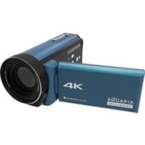 EASYPIX Aquapix WDV5630 4K Ultra HD Camcorder - Grey Blue