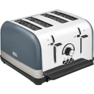 MORPHY RICHARDS Venture Retro 240335 4-Slice Toaster - Basalt