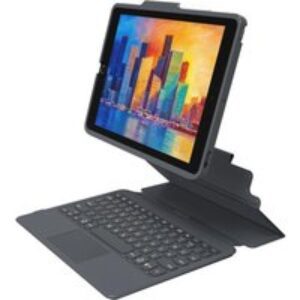 ZAGG Pro Keys with Trackpad 10.2" iPad Keyboard Folio Case - Black