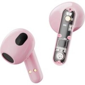 STREETZ T150 Wireless Bluetooth Earbuds - Pink