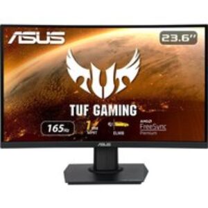 Asus TUF VG24VQE Full HD 23.6" VA Curved Gaming Monitor - Black