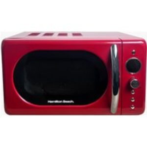 HAMILTON BEACH Retro HB70H20R Compact Solo Microwave - Red