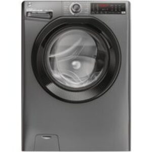 HOOVER H-Wash 350 H3WPS6106TAMBR-80 WiFi-enabled 10kg 1600rpm Washing Machine - Graphite