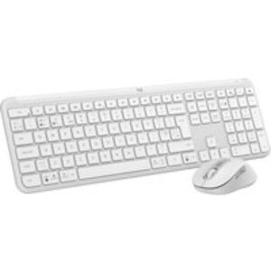 LOGITECH MK950 Wireless Keyboard & Mouse Set - White