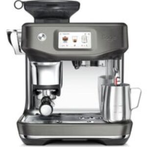 SAGE the Barista Touch Impress SES881 Bean to Cup Coffee Machine - Black Stainless Steel