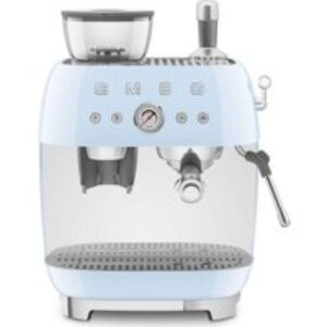 SMEG EGF03PBUK Bean to Cup Coffee Machine - Pastel Blue