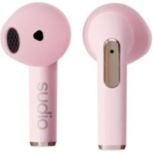 SUDIO N2 Wireless Bluetooth Noise-Cancelling Earbuds - Pink