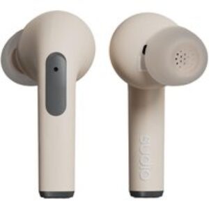 SUDIO N2 Pro Wireless Bluetooth Noise-Cancelling Earbuds - Sand