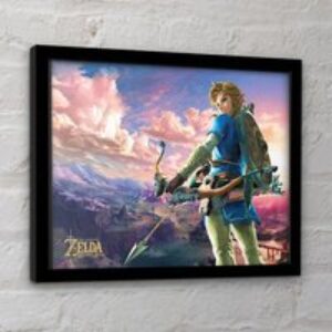 The Legend Of Zelda Breath Of The Wild Framed Collector Print - 30 x 40 cm