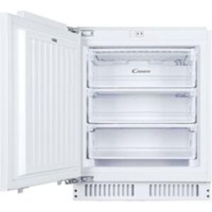 CANDY CUS68EWK Integrated Undercounter Freezer - Fixed Hinge