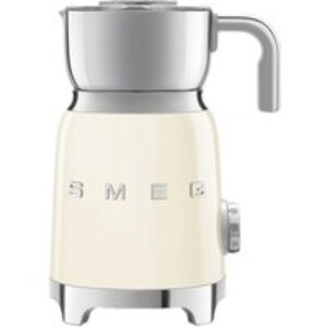 SMEG MFF11CRUK Electric Milk Frother - Cream