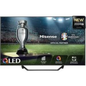 55" Hisense 55A7NQTUK  Smart 4K Ultra HD HDR QLED TV with Amazon Alexa