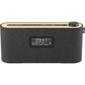 Loewe radio.frequency Portable DAB+/FM Bluetooth Clock Radio - Basalt Grey