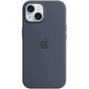Apple Official Silicone Case with MagSafe Like New - Storm Blue - Iphone 15 Plus