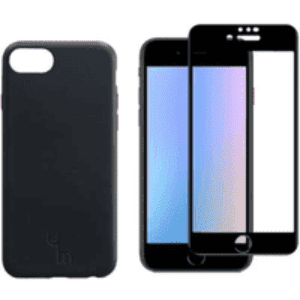 Caseym Phone Case and Tempered Glass Screen Protector Bundle Brand New - Black - Iphone Se 2020/se 2022