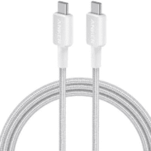 Anker Braided 60W USB-C to USB-C Cable 0.9m - Like New - White