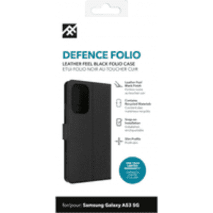 ZAGG Defence Folio Leather Feel Case Brand New - Black - Galaxy A53 5g