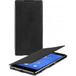 ROXFIT Ultra Slim Flip Case Brand New - Black & Clear - Xperia Z4