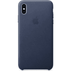 Apple Official Leather Case Like New - Midnight Blue - Iphone Xs Max