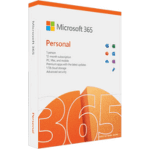 Microsoft Office 365 Personal 1 User 1 Year Subscription - Physical Copy