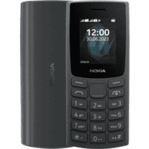 Nokia 105 2023 2G Dual SIM Mobile Phone - Charcoal