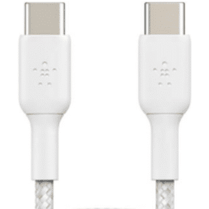 Belkin Boost Charge Fast USB-C to USB-C Cable Pack 2 Piece 2m - Like New - White
