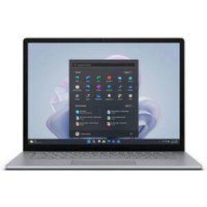 Microsoft Surface Laptop 5 Intel Core i7-1265U 16GB RAM 256GB SSD 13.5 Inch Windows 10 Touchscreen Laptop - Platinum