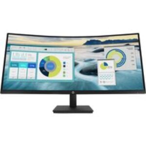 HP P34hc G4 E-Series 34 WQHD USB-C Curved VA Monitor