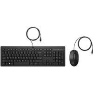 HP 225 Wired Mouse and Keyboard Combo Black