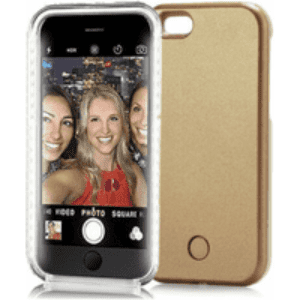Casu Selfie Built-In Lights Case Brand New - Gold - Iphone 8 / Se 2020