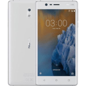 Nokia 3 Single Sim - Pristine - Silver White - Unlocked - 16gb